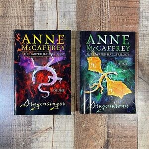 Anne McCaffrey The Harper Hall Trilogy Book Bundle Dragonsinger Dragondrums